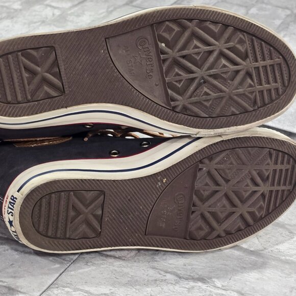 Converse Chuck Taylor All Star Lux Purple Suede Hidden Wedge Heel Mid Women 8.5 - Picture 6 of 9